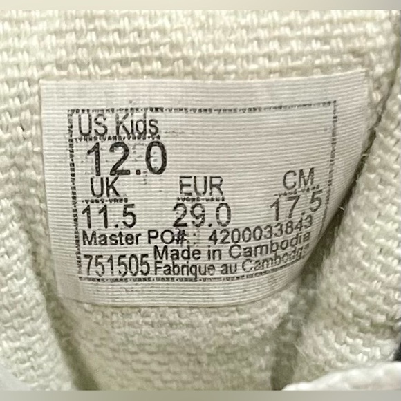 Vans Kids Black and White Sneakers - Picture 6 of 6